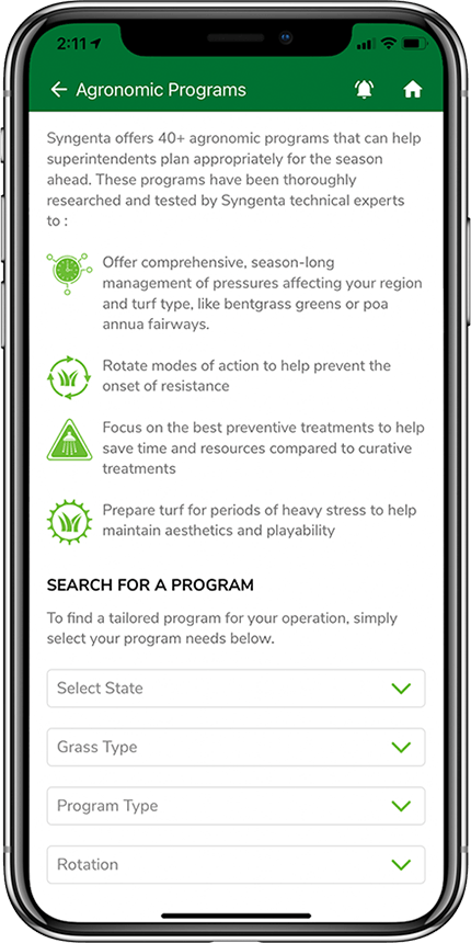 Agronomic Program